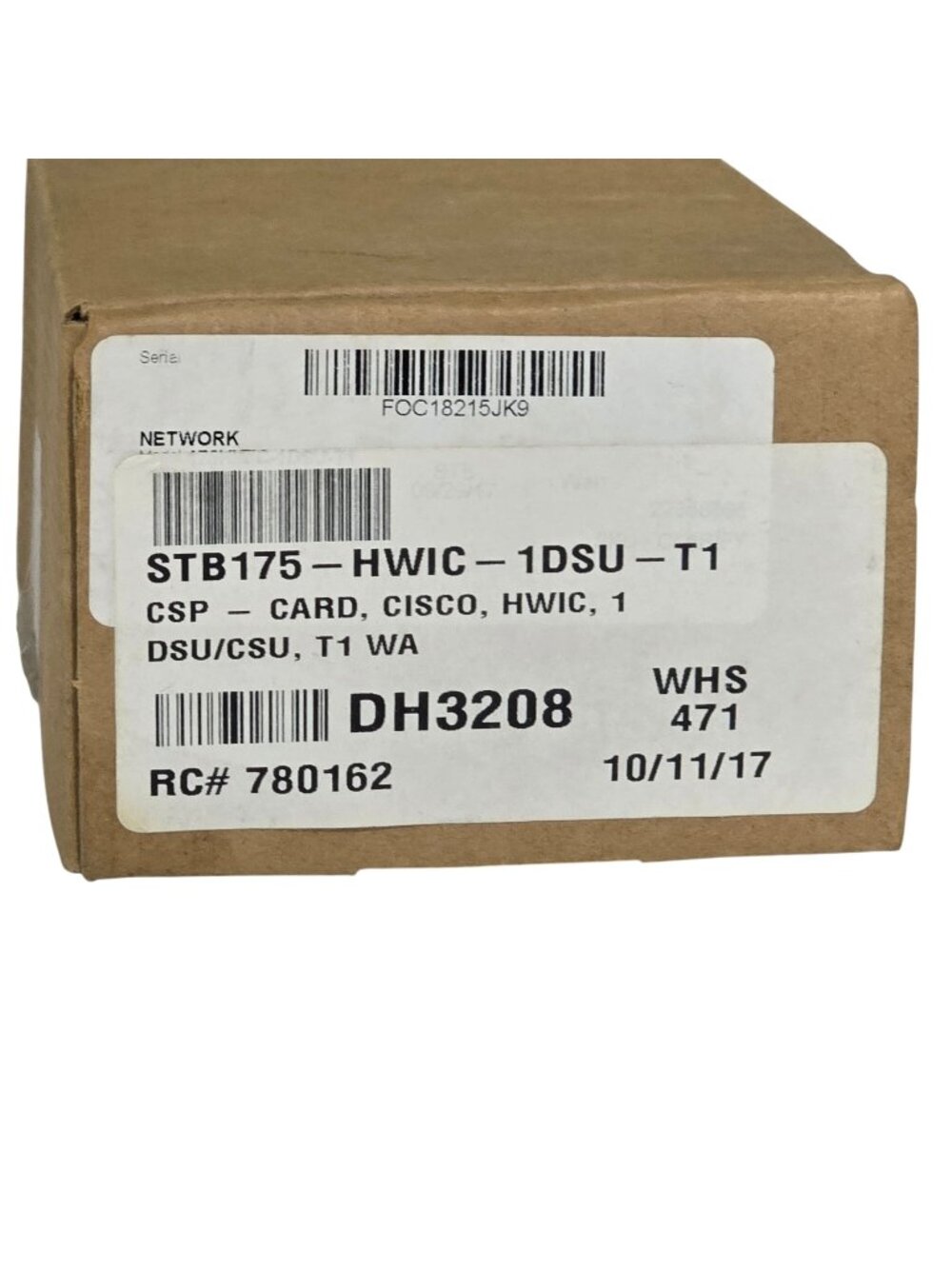 Cisco HWIC-1DSU-T1 WAN Interface Card For DSU/CSU T1 Networks Untested